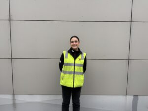 woman in construction